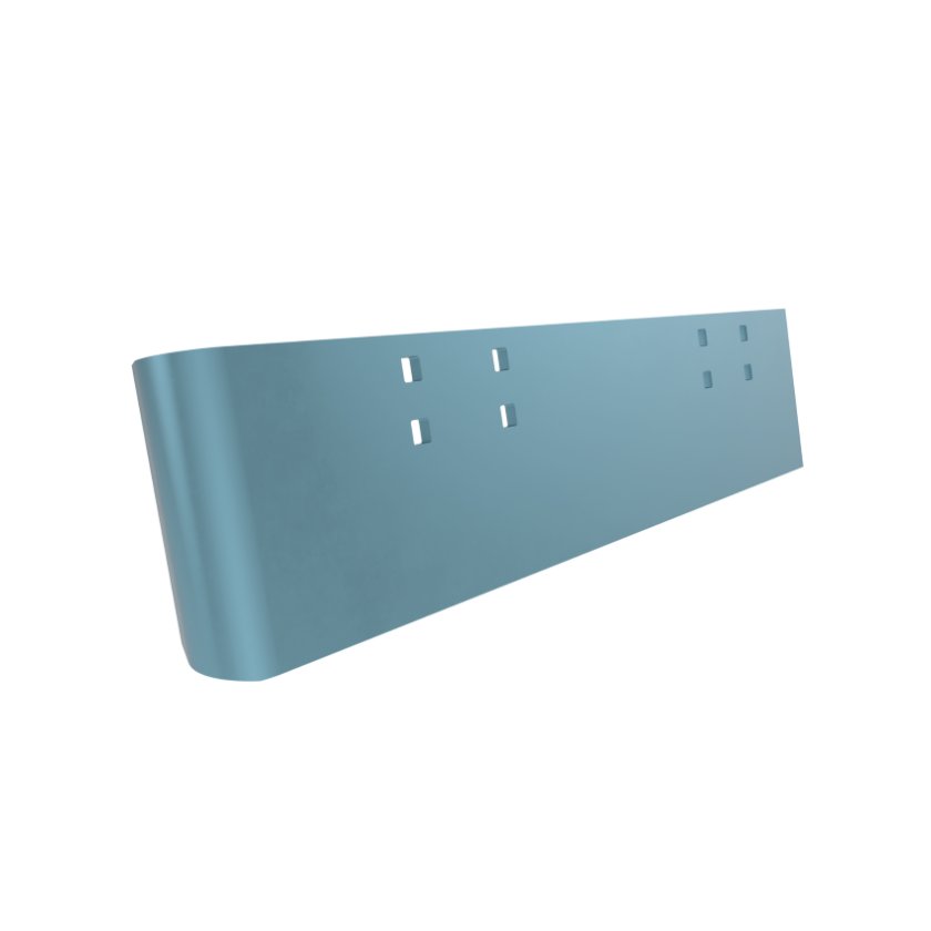 Borox Ändbockade vägstål, ej vändbara. Curb protectors non reversible