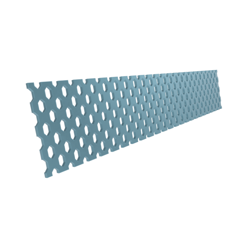 Borox Perforerat vägstål, perforated edges