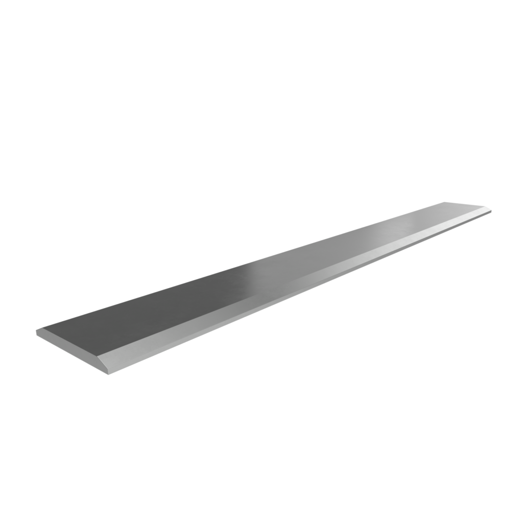 Double-beveled and non drilled