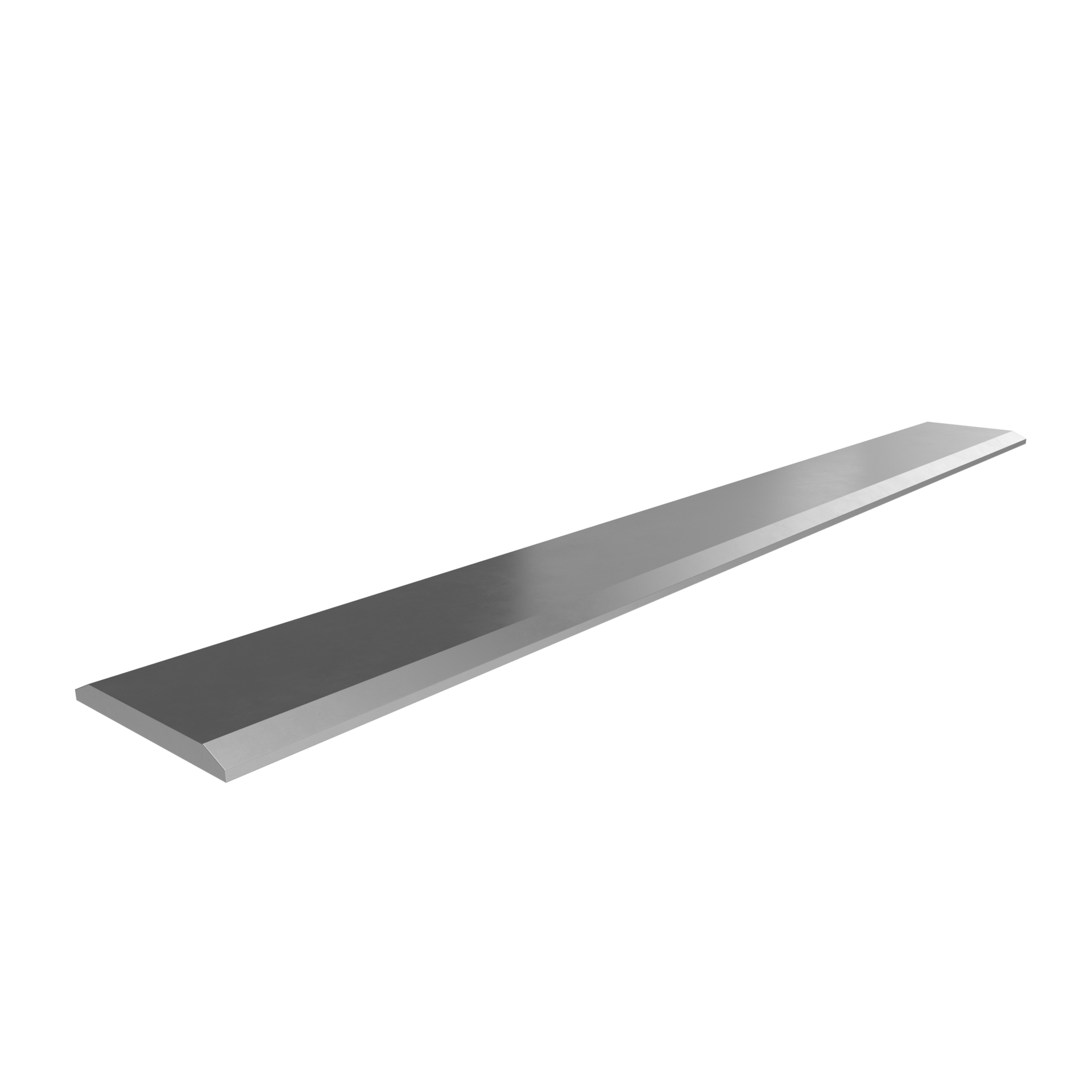 Double-beveled and non drilled